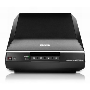 Epson Perfection V600 Film Photo Scanner - Resolution 6400x9600dpi - Flatbed Scanner